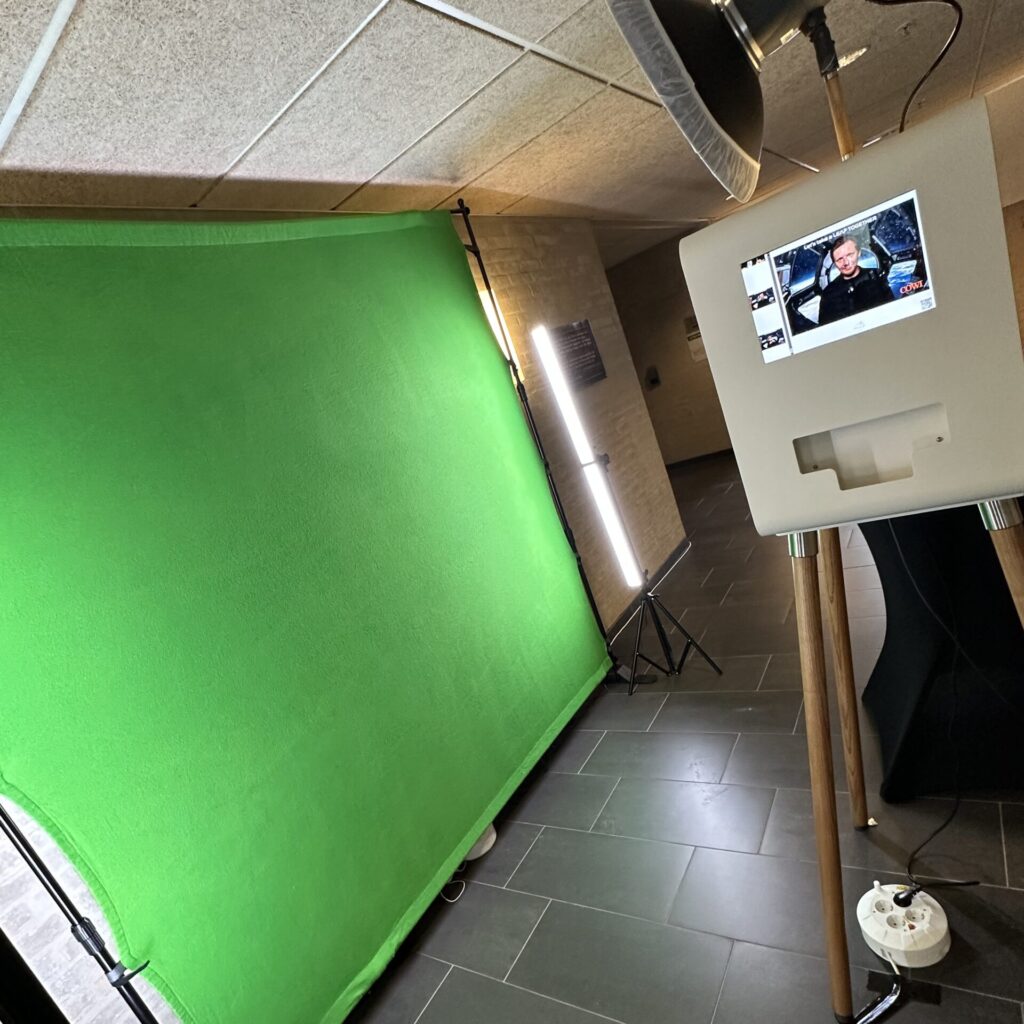 Green screen med photo booth